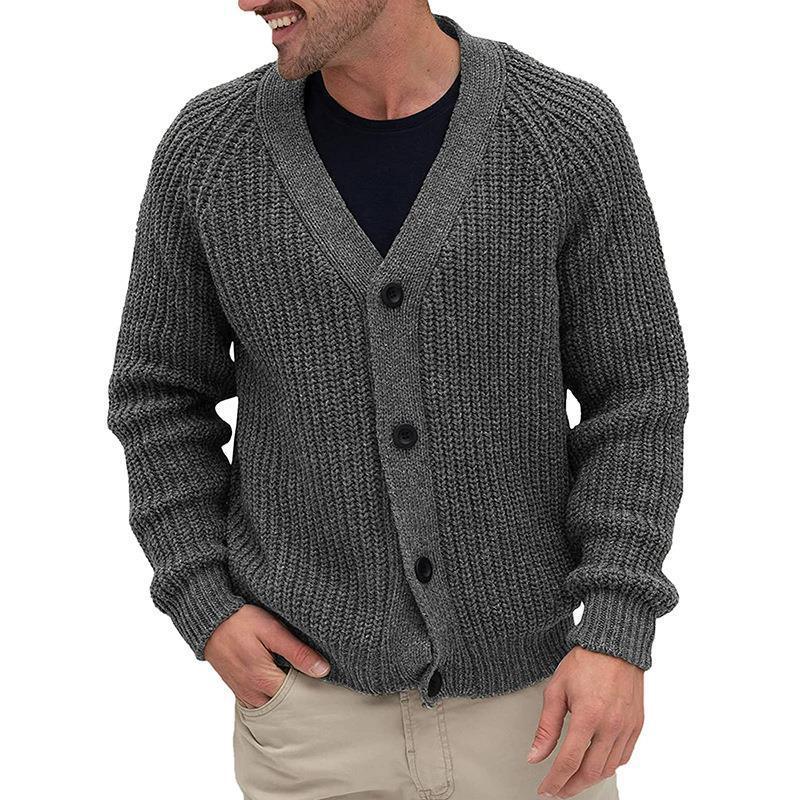 Autumn And Winter New Sweater Cardigan Men - Bloomjay