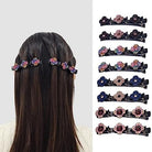 8PCS Crystal Hair Clips: Clover Hairpins. Women's Accessories. - Bloomjay