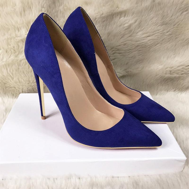 Suede stiletto heels - Bloomjay
