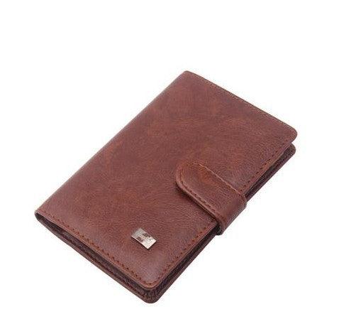 PU Leather Passport Cover Men Wallet - Bloomjay