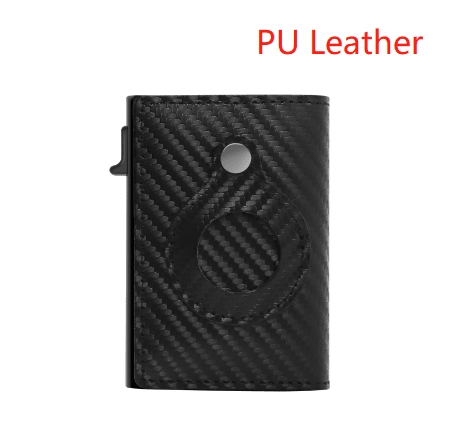 Rfid Card Holder Men Wallets Money Bag Male Black Short Purse Small Leather Slim Wallets Mini Wallets For Airtag Air Tag - Bloomjay