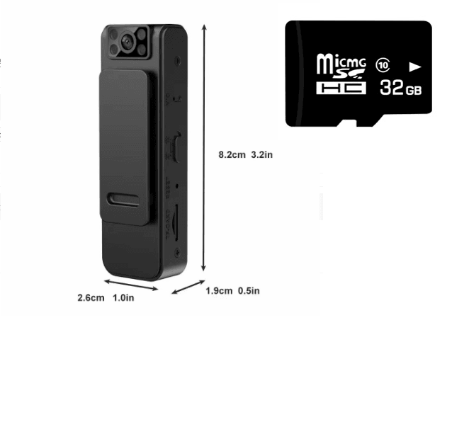 Portable Recording Magnetic Backclip L8 Camera - Bloomjay