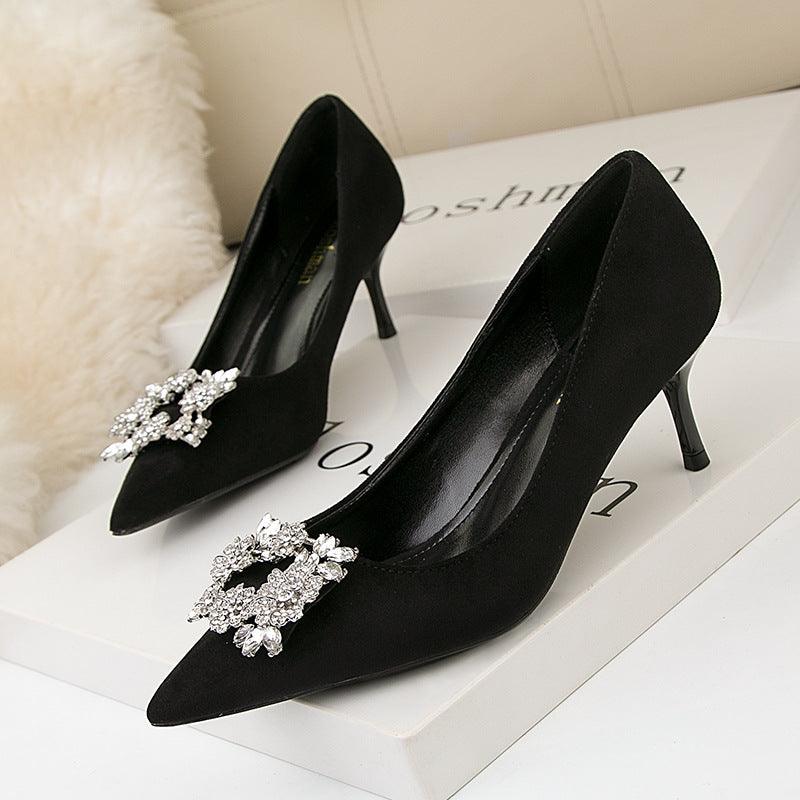 Women Pointed Toe Fashion High Heel Shoes - Bloomjay
