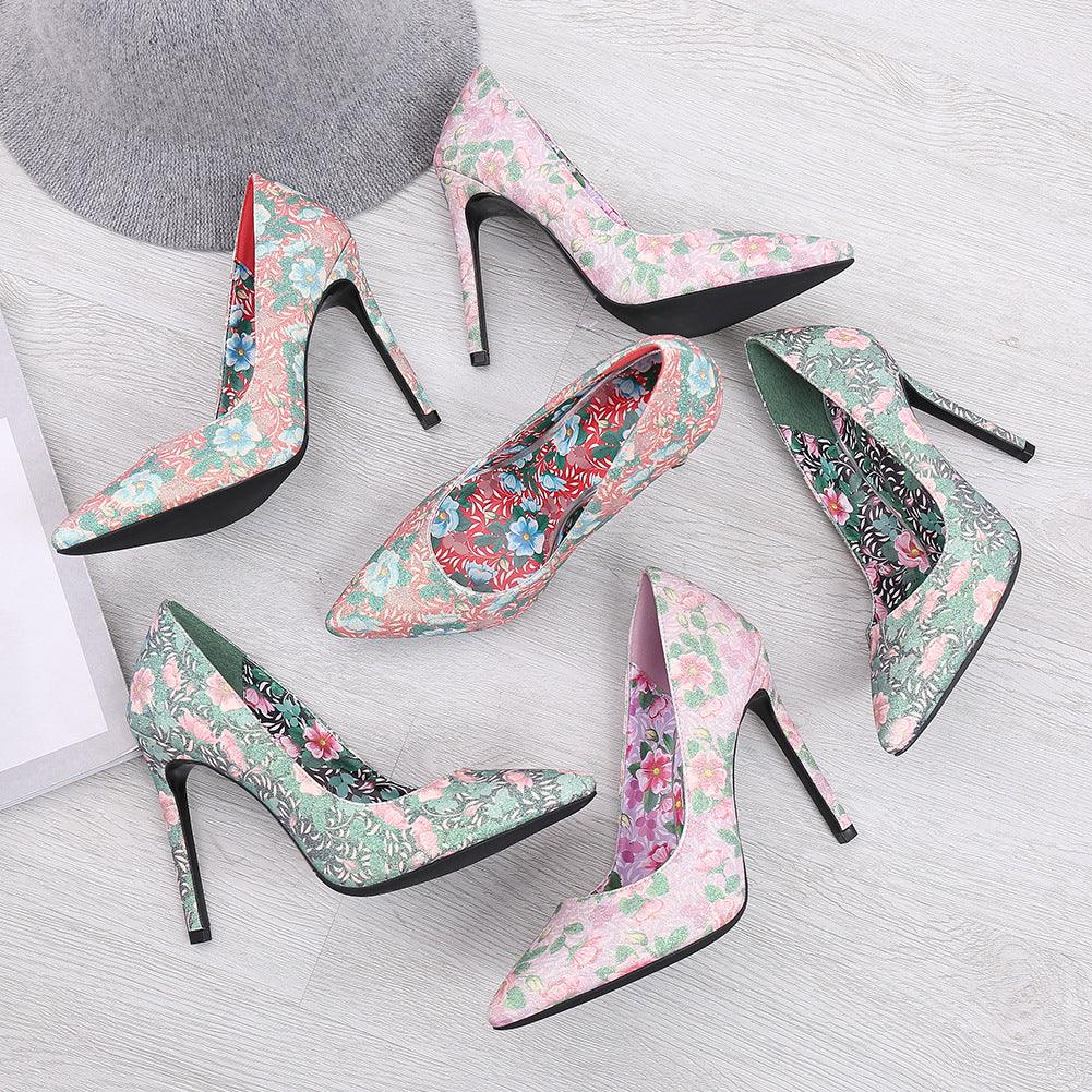 Pointed stiletto heels - Bloomjay