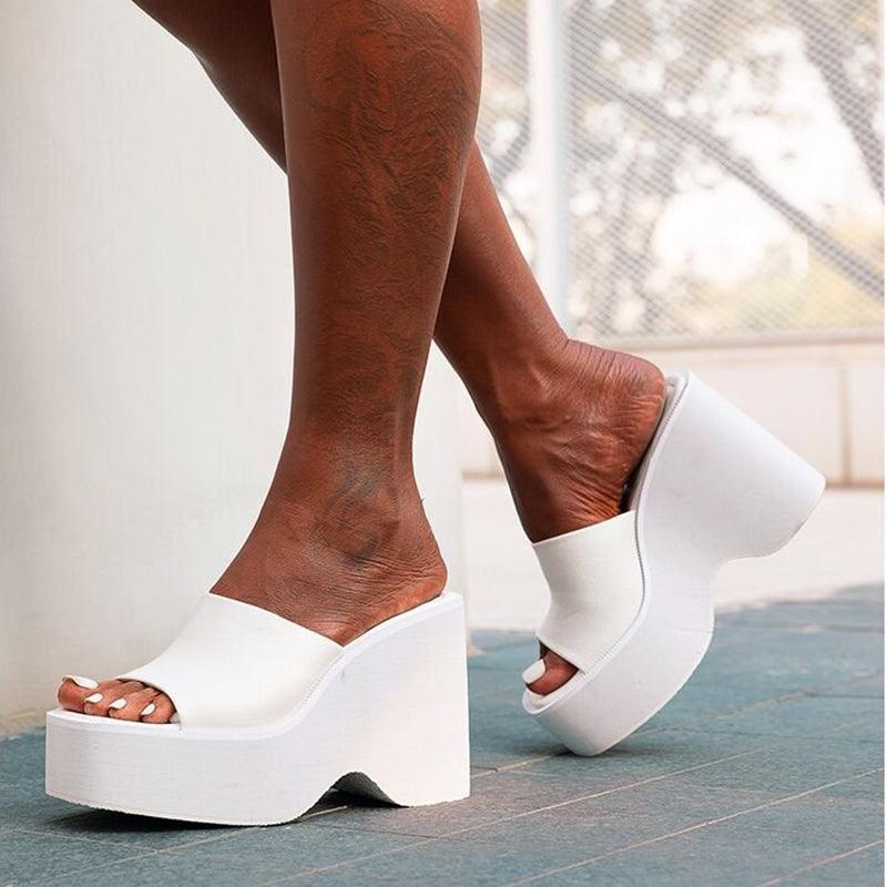 Women Shoes High Heel Sandals Summer Outdoor Slippers - Bloomjay