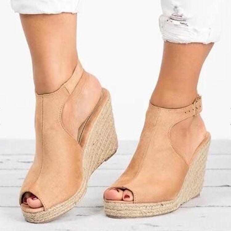 Fashion Women Platform Sandals Peep Toe Spartan Sandals Women Summer Wedges High Heel Shoes - Bloomjay