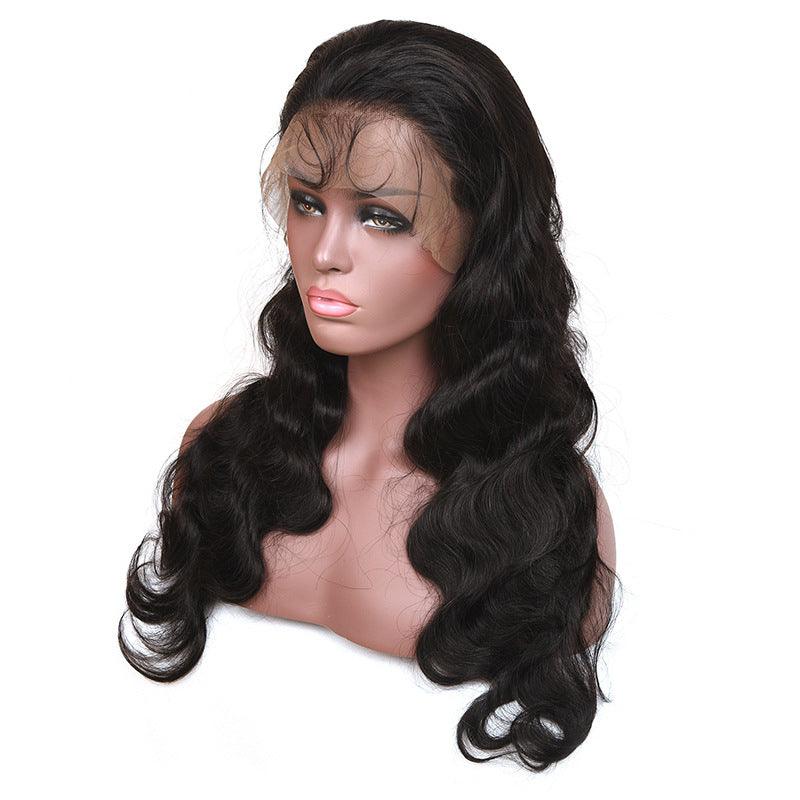 "Body wavy human hair wigs: 13x4 lace for a natural, versatile look." - Bloomjay