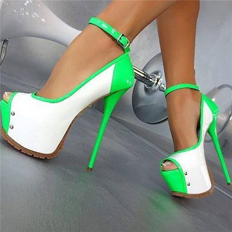 Thick Water Platform Stilettos Summer Women - Bloomjay