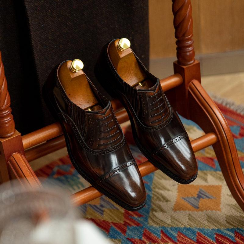 Gentleman Cowhide Commuting Formal Shoes - Bloomjay