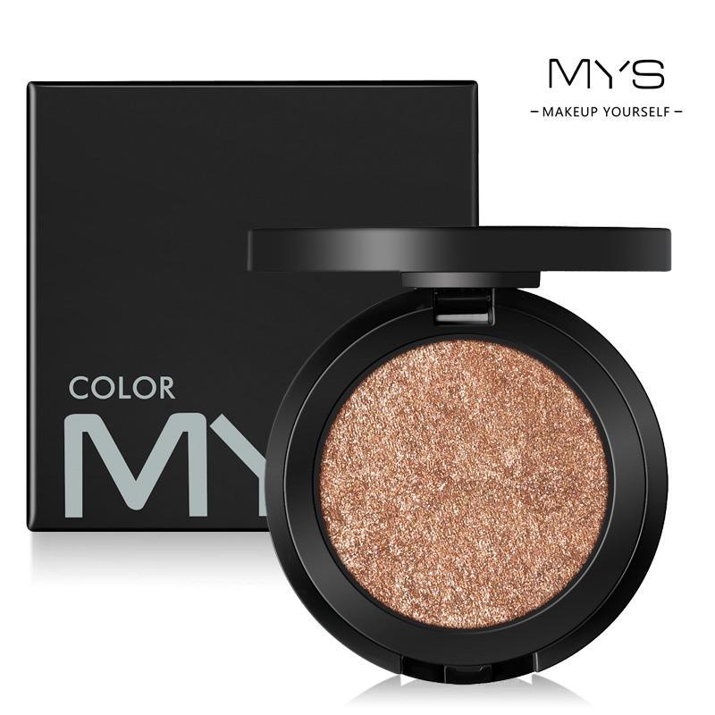 MYS Brand Face Makeup Powder 6 color Waterproof Minerals Shimmer Brightener Contour Glow Kit Bronzer Highlighter Makeup Palettes - Bloomjay