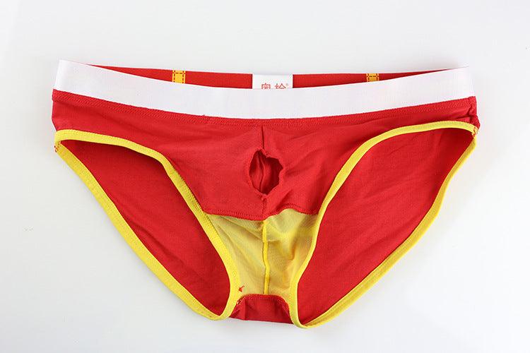 Men's Underwear Aoguan Men's Sexy Capsule Breathable Cotton Briefs 39 - Bloomjay