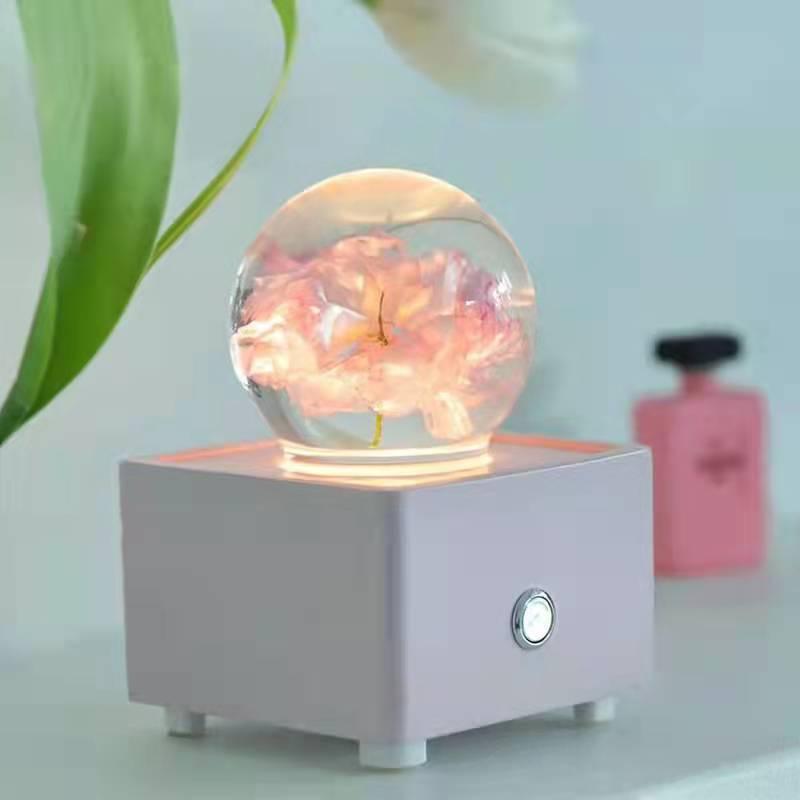 Resin Crystal Ball Cherry Blossom Bluetooth Speaker - Bloomjay