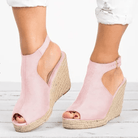 Fashion Women Platform Sandals Peep Toe Spartan Sandals Women Summer Wedges High Heel Shoes - Bloomjay