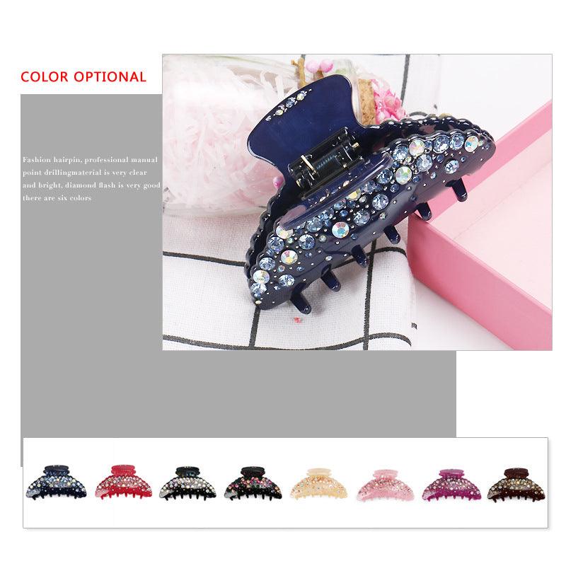 Acrylic Big Rhinestone Hair Claw