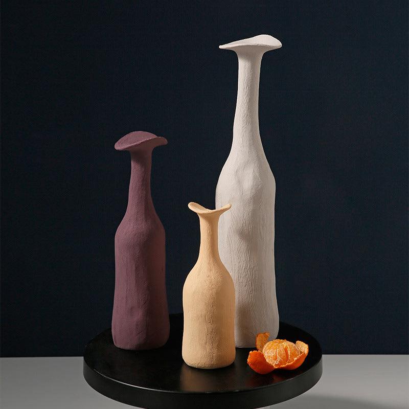 Add a touch of creativity to your home with our Morandi color ceramic vase