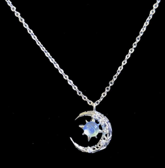 Adopt explosive style with our Star and Moon Necklace, a trending accessory for a bold and fashionable look.