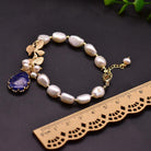 Adorn your wrist with our handmade Baroque Pearl Bracelet, a touch of elegance for women.