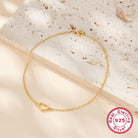 Adorn your wrist with sophistication using these heart-shaped bracelets crafted from sterling silver and plated in 18k gold or white gold.