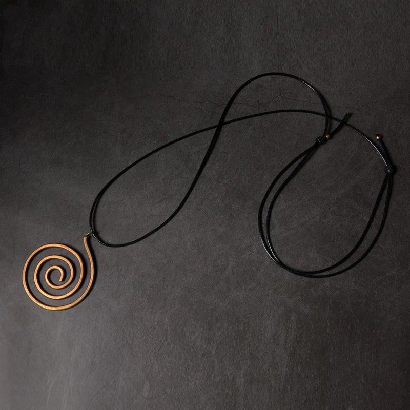 Adorn yourself with vintage charm through our Handmade Pure Copper Necklace Pendant, crafted with care and elegance.
