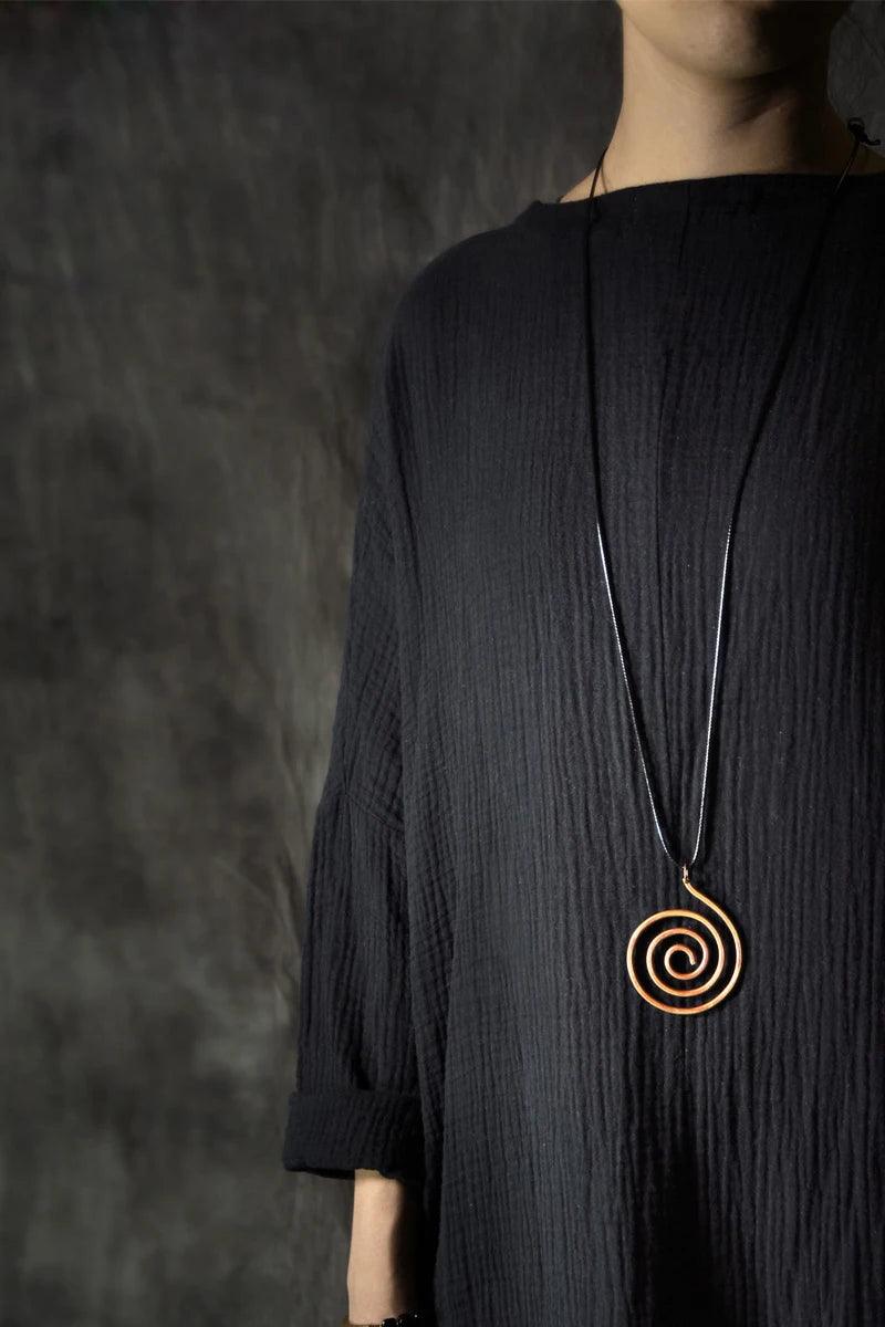 Adorn yourself with vintage charm through our Handmade Pure Copper Necklace Pendant, crafted with care and elegance.