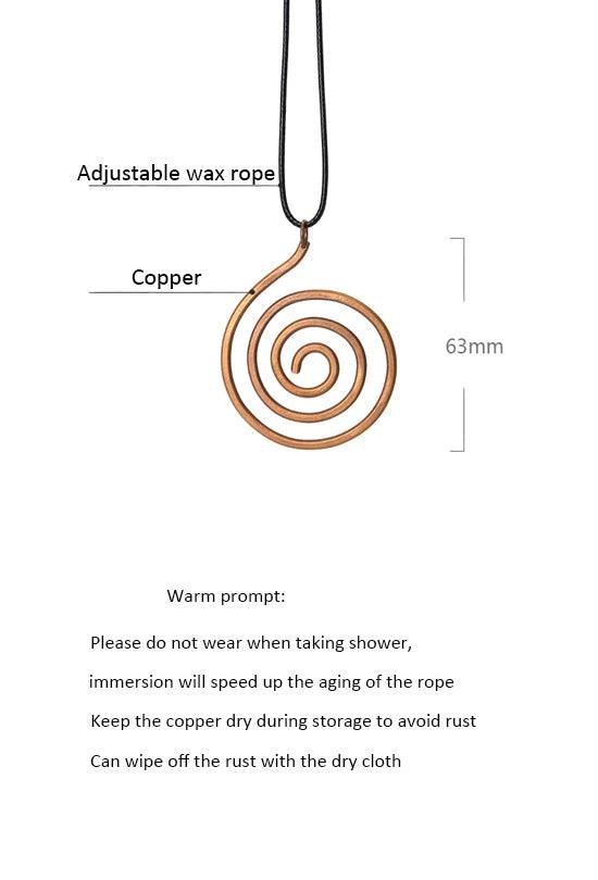 Adorn yourself with vintage charm through our Handmade Pure Copper Necklace Pendant, crafted with care and elegance.