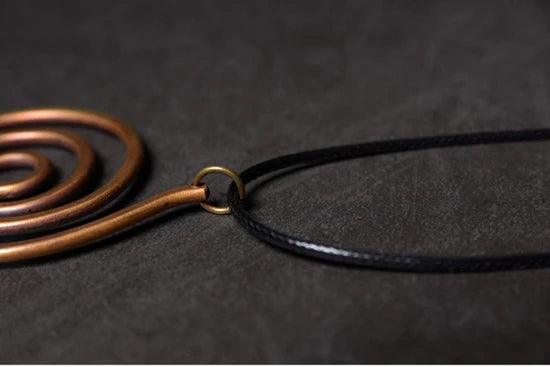 Adorn yourself with vintage charm through our Handmade Pure Copper Necklace Pendant, crafted with care and elegance.