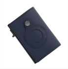 AirTag Wallet - Anti-Theft Bullet Card Bag and Multi-Functional RFID Card Holder, designed as a men's slim leather wallet for AirTag.