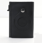 AirTag Wallet - Anti-Theft Bullet Card Bag and Multi-Functional RFID Card Holder, designed as a men's slim leather wallet for AirTag.