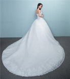 Aliexpress bride wedding dress new large tail size