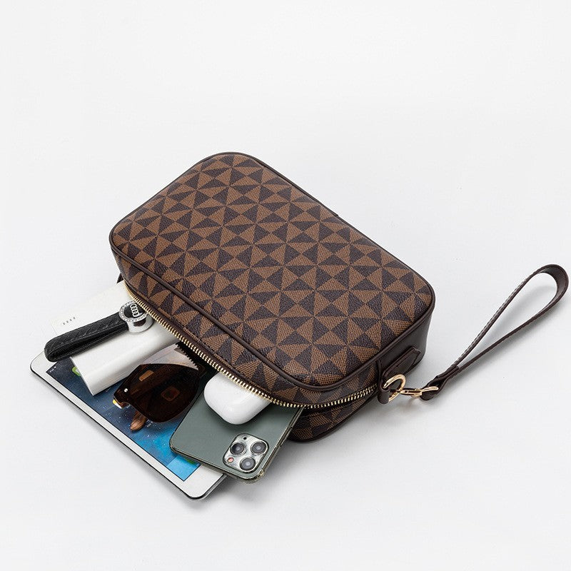 All-Matching Printed Clutch - Personalized Business Handheld Bag and Clip Wallet.