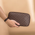 All-Matching Printed Clutch - Personalized Business Handheld Bag and Clip Wallet.