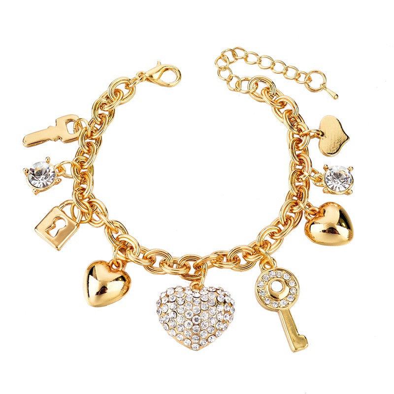 Alloy love bracelet