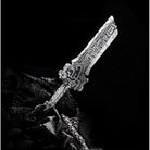 Ancient Sword Necklace Trendy Men Fashion Thai Silver Pendant Personality Silver Jewelry