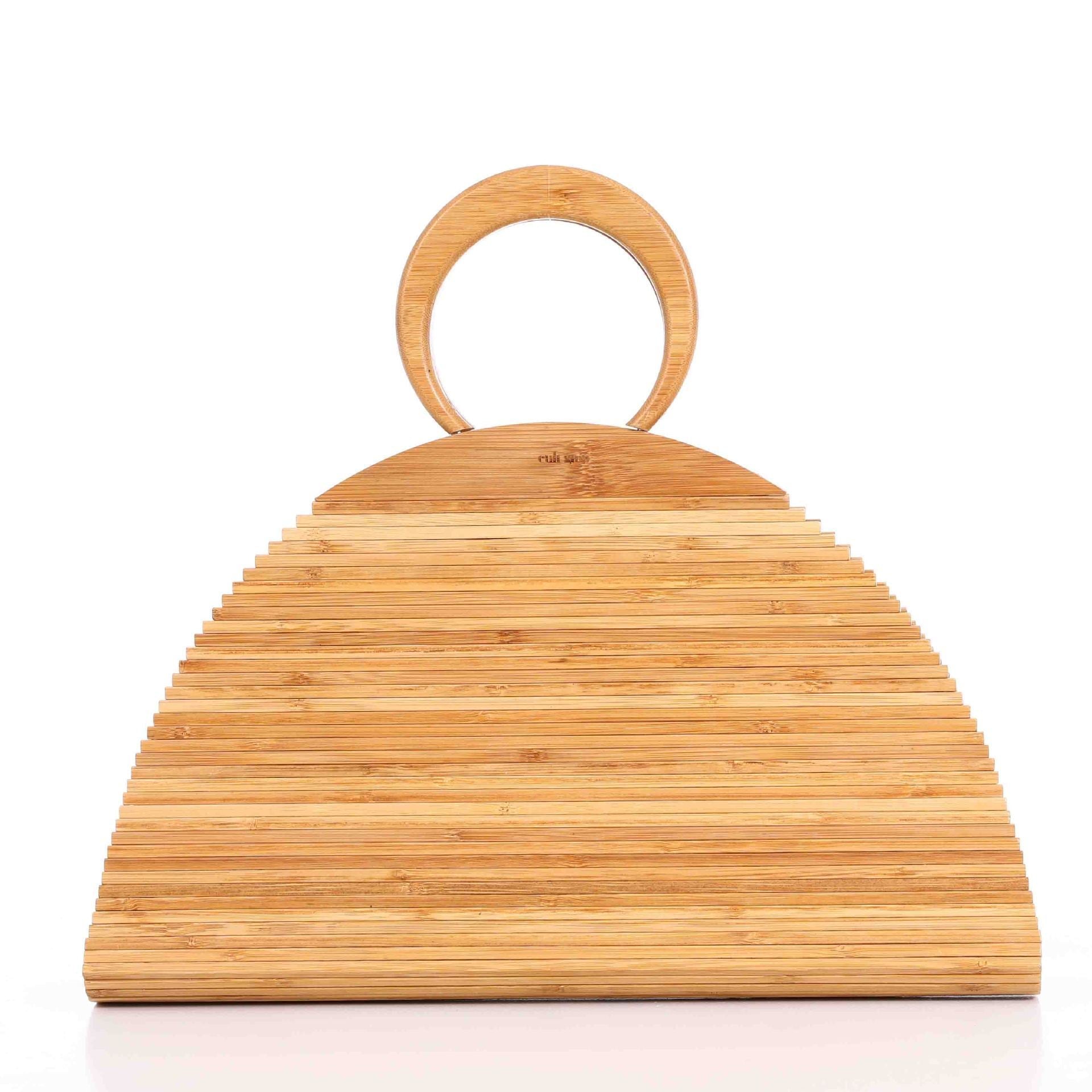 Bamboo Hand-woven Clutch Bag Natural Bamboo Bag Handbag