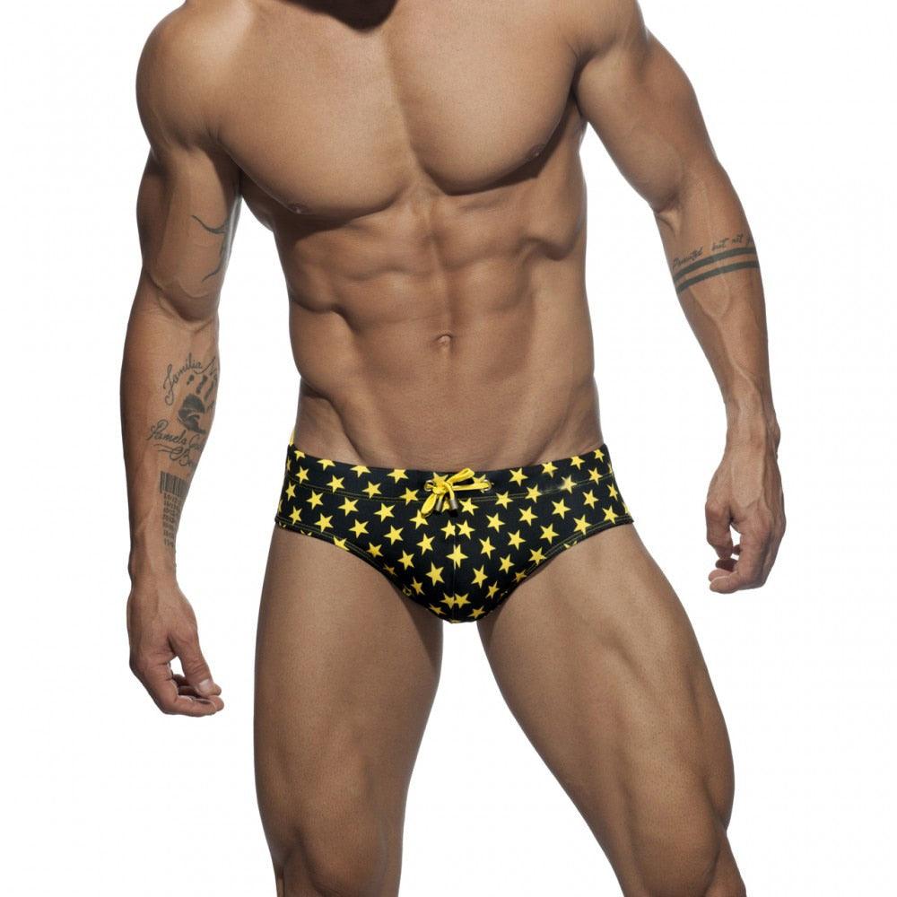 Beach Bikini Men Swimsuits Quick Dry Male