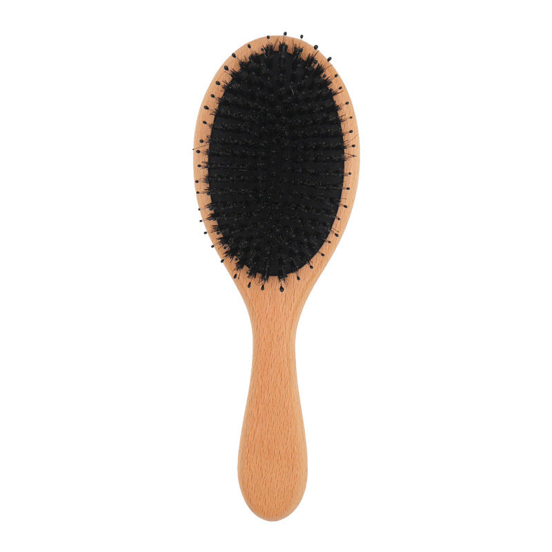 Beech massage hair comb