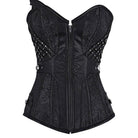 Beonlema Gothic Women Corset Waist Modeling Sexy Bustiers Steampunk Corsets Tight Lacing Black Goth Fuax Leather Korset S-2XL