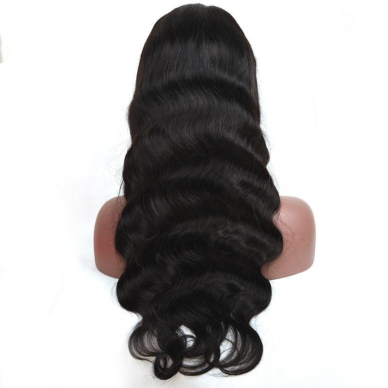 "Body wavy human hair wigs: 13x4 lace for a natural, versatile look."