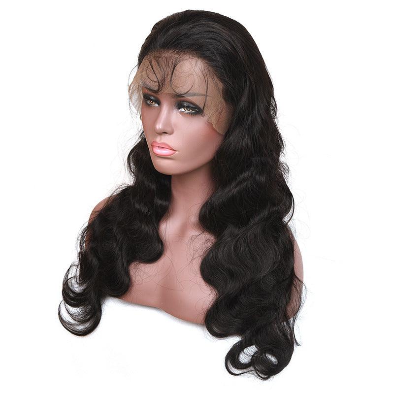 "Body wavy human hair wigs: 13x4 lace for a natural, versatile look."