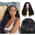 Brazilian Water Wave Headband Human Hair Wigs