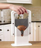 "Bread Slicer: Bagel Cutter, Dog Head Guillotine, Kitchen Gadget."