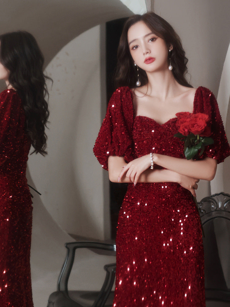 Bridal Red Fishtail Dresses by Toast for Women.