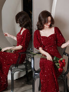 Bridal Red Fishtail Dresses by Toast for Women.