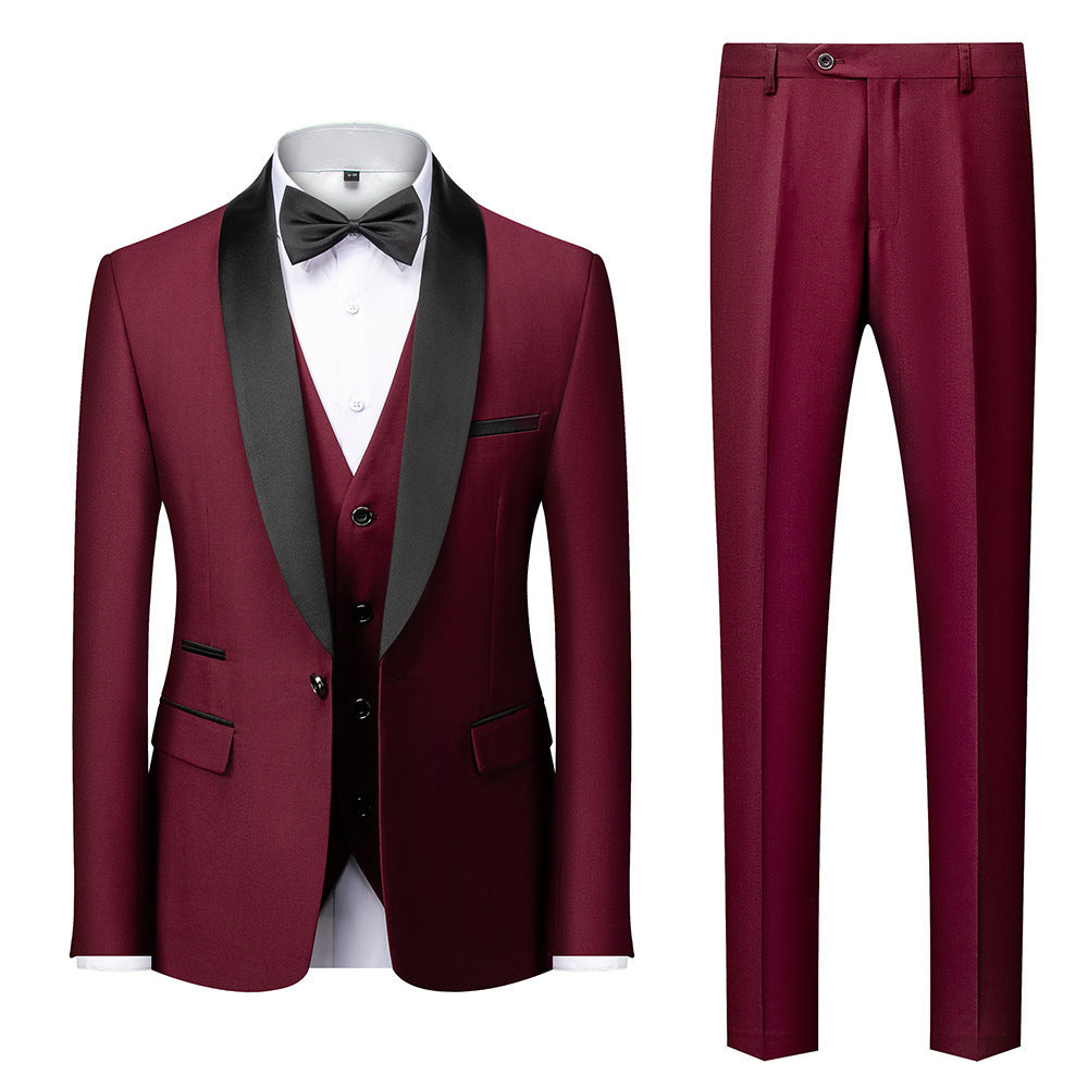 Business Casual Suits Men's Wedding Groom Dresses Pavilion Slim Fit