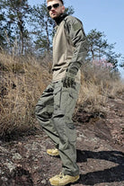 Camouflage Suit: Men's Frog Clothing for Spring and Autumn Training.