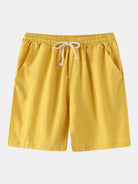Casual Pants Men's Cotton Linen Beach Pants Korean Style Solid Color Linen Pants