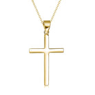 Celebrate faith and style with our Sterling Silver Cross Pendant Necklace, a meaningful and elegant jewelry gift suitable for both women and men.