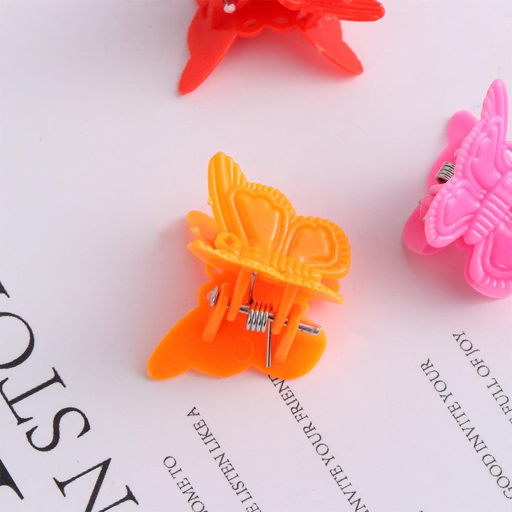 Color mini hair clips