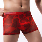 Comfort and style come together in our Men's Underwear Mesh Boxer Rose Printed Boxers.