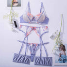 Craft Embroidery Mesh Underwear Set